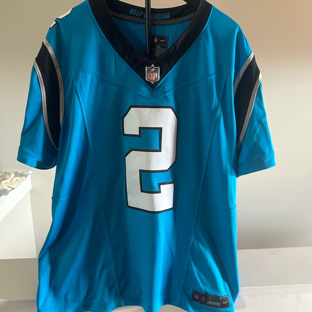 Carolina Panthers Nike Blue and Black Men's Jersey